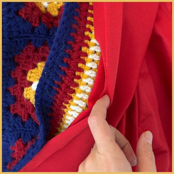 Handmade Granny Square Sweater - Picture 9 of 10